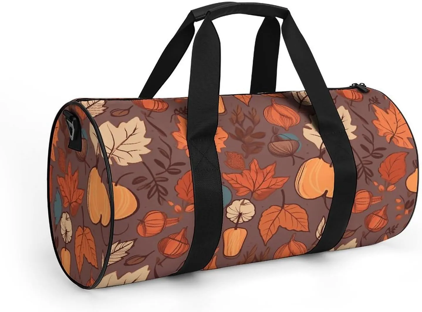 Gym Bags for Men Women Fall Duffle Bag Travel Overnight Bag with Shoe Compartment Tote Bags