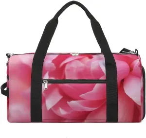 Gym Bags for Men Women Petal Duffle Bag Travel Overnight Bag with Shoe Compartment Tote Bags