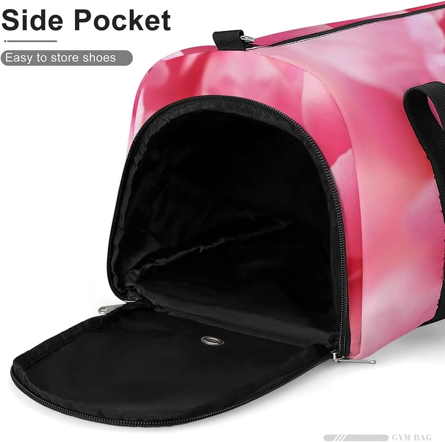 Gym Bags for Men Women Petal Duffle Bag Travel Overnight Bag with Shoe Compartment Tote Bags
