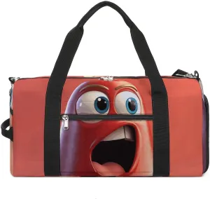 Gym Bags Small Cartoon Bell79546220-007d-11ef-8e6d-d148611795c7 Duffel Bag Overnight Bag with Shoe Compartment Carryon Bag for Men Women