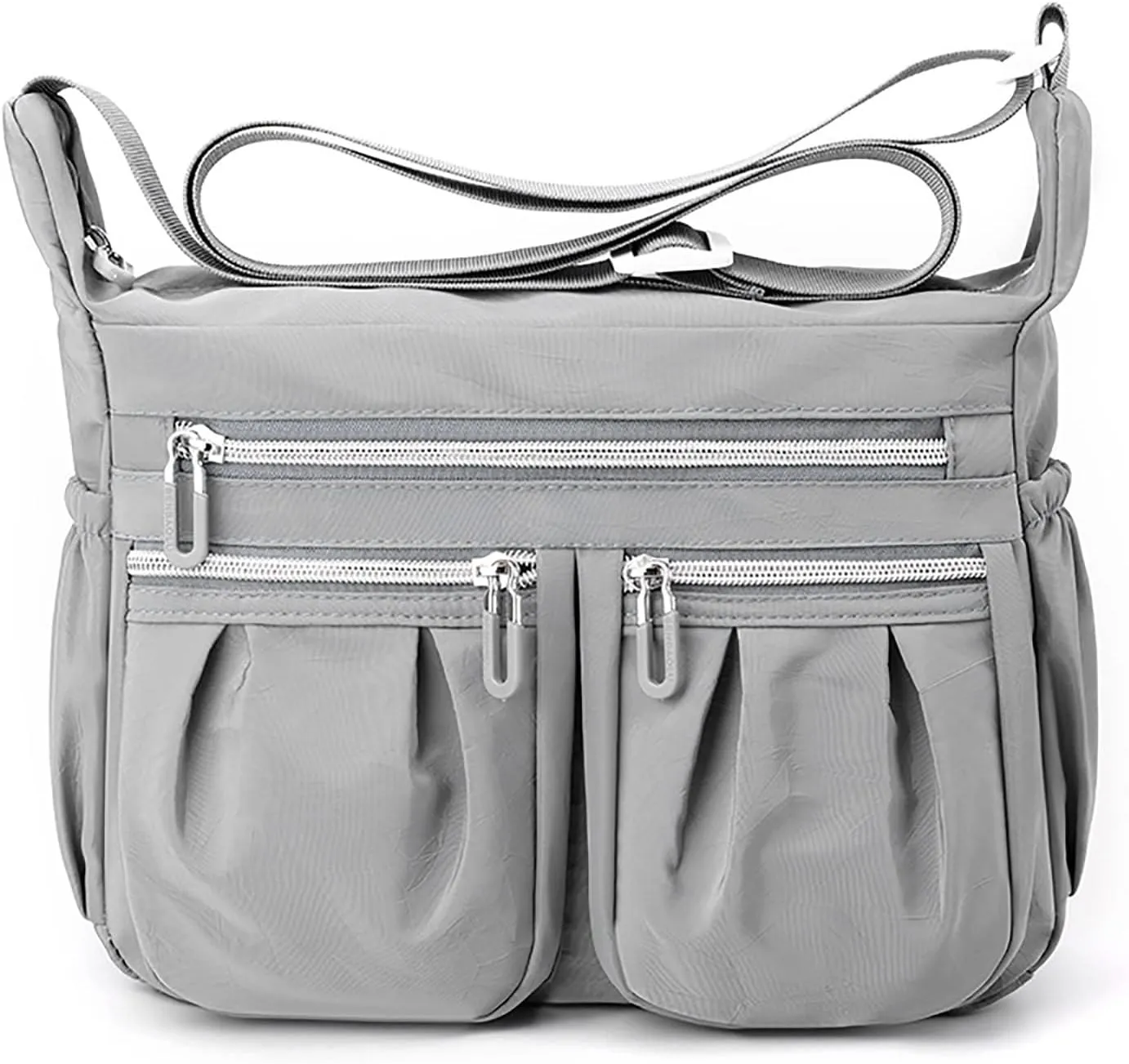 Handbags for Womens Nylon Zipper Tote Bag Capacity Satchel Bags Crossbody Casual Travel Roomy Messenger Bags