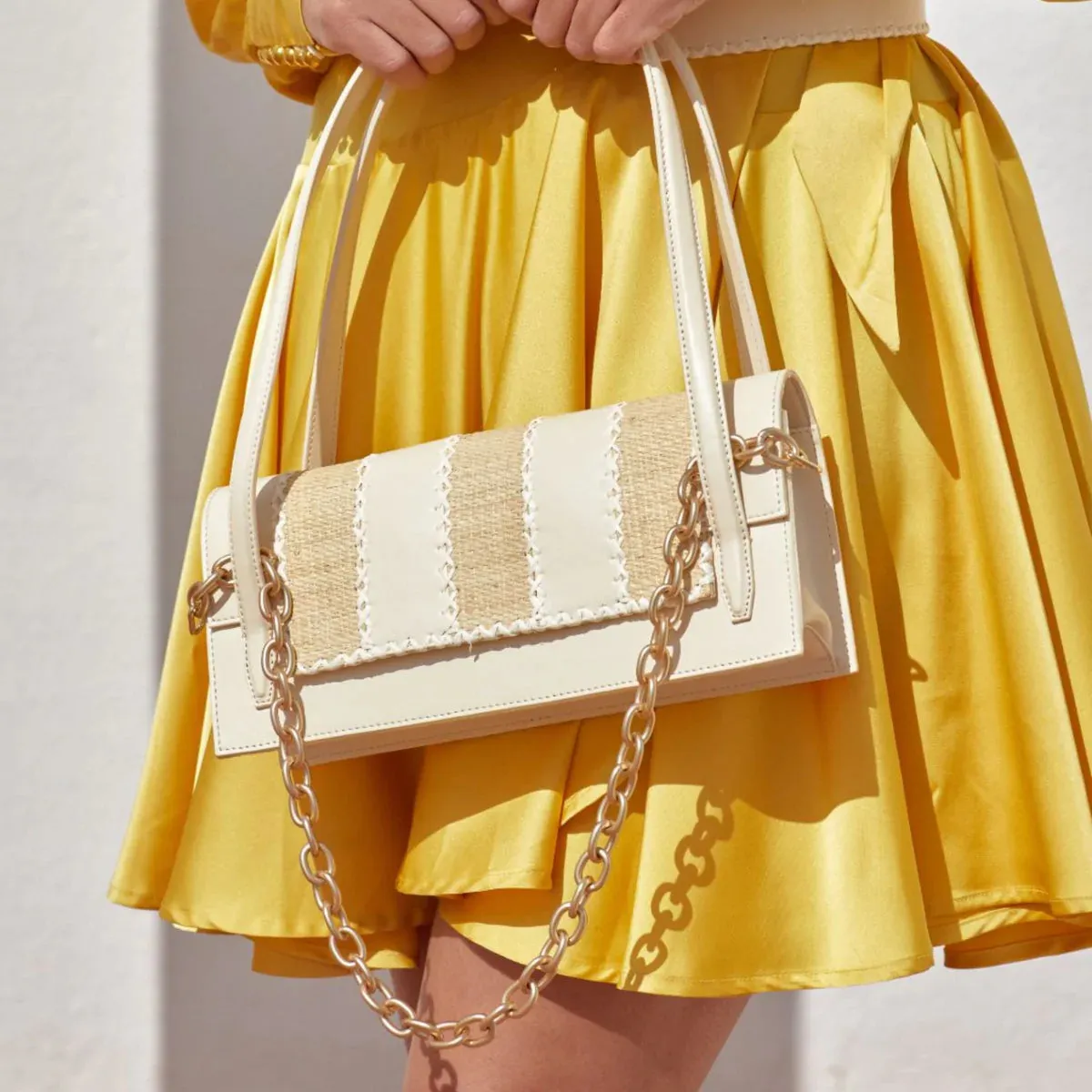 HAYAT - Raffia Clutch