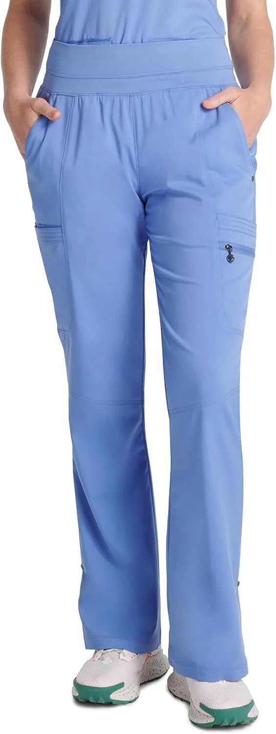 Healing Hands Scrub Pants for Women - Purple Label Bootcut Yoga Pants with 8 Pockets & Knit Waistband - HH002