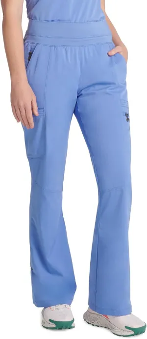 Healing Hands Scrub Pants for Women - Purple Label Bootcut Yoga Pants with 8 Pockets & Knit Waistband - HH002