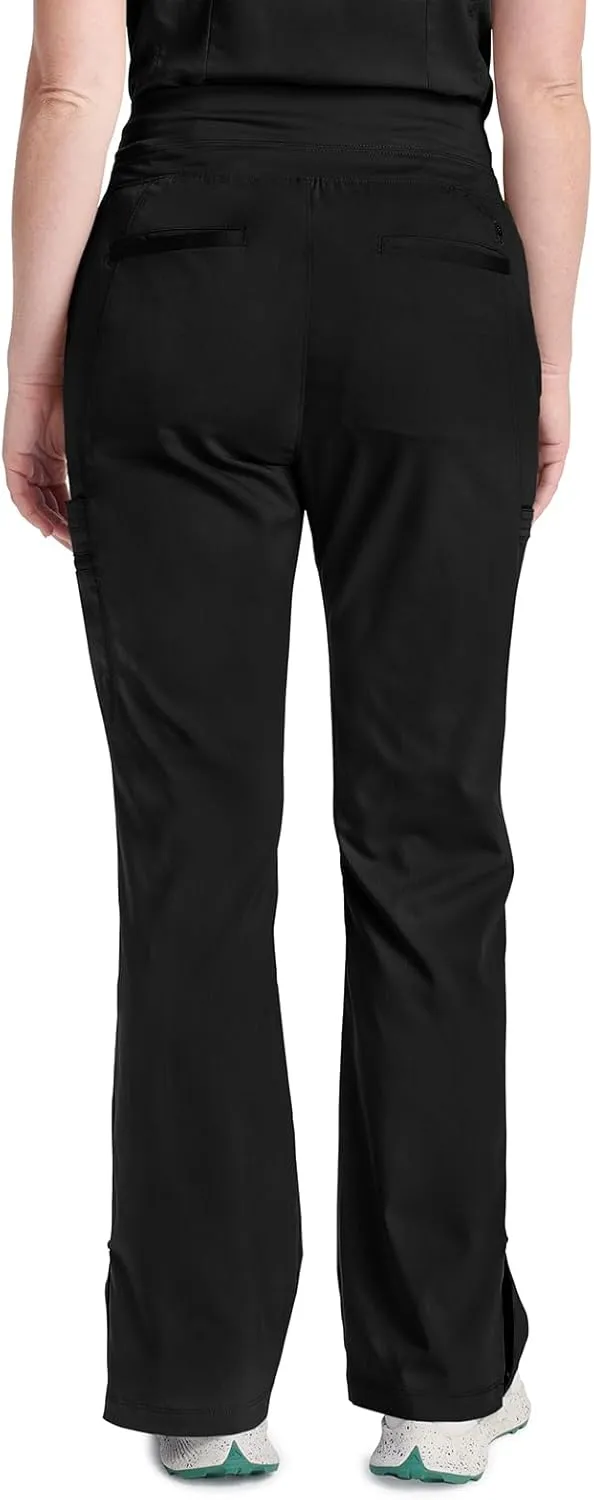 Healing Hands Scrub Pants for Women - Purple Label Bootcut Yoga Pants with 8 Pockets & Knit Waistband - HH002