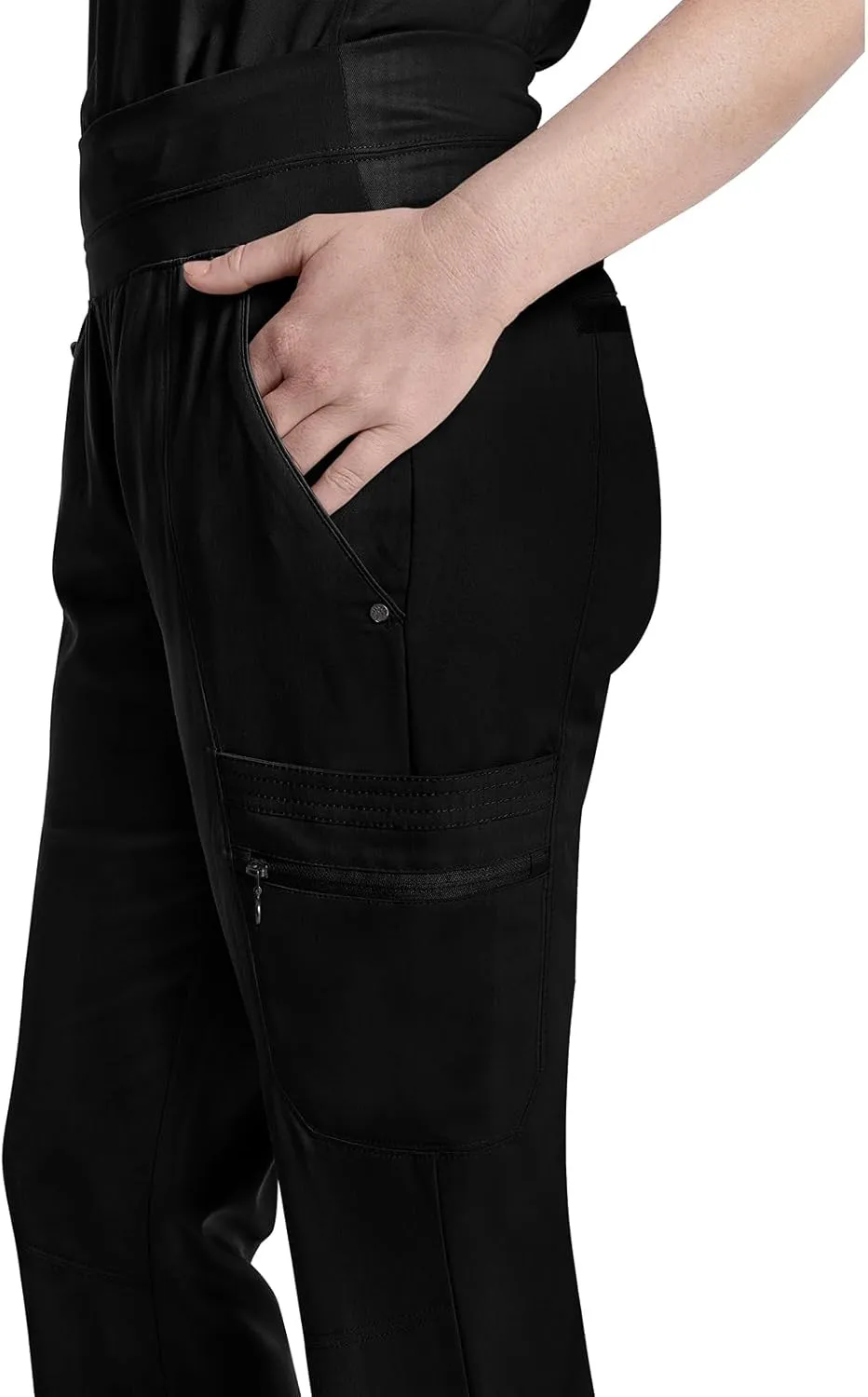 Healing Hands Scrub Pants for Women - Purple Label Bootcut Yoga Pants with 8 Pockets & Knit Waistband - HH002