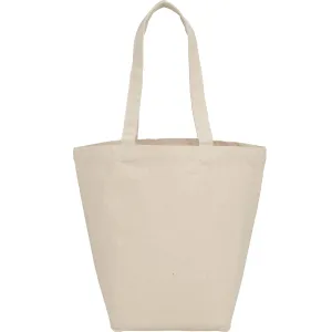 Herringbone 7oz Cotton Canvas Grocery Tote