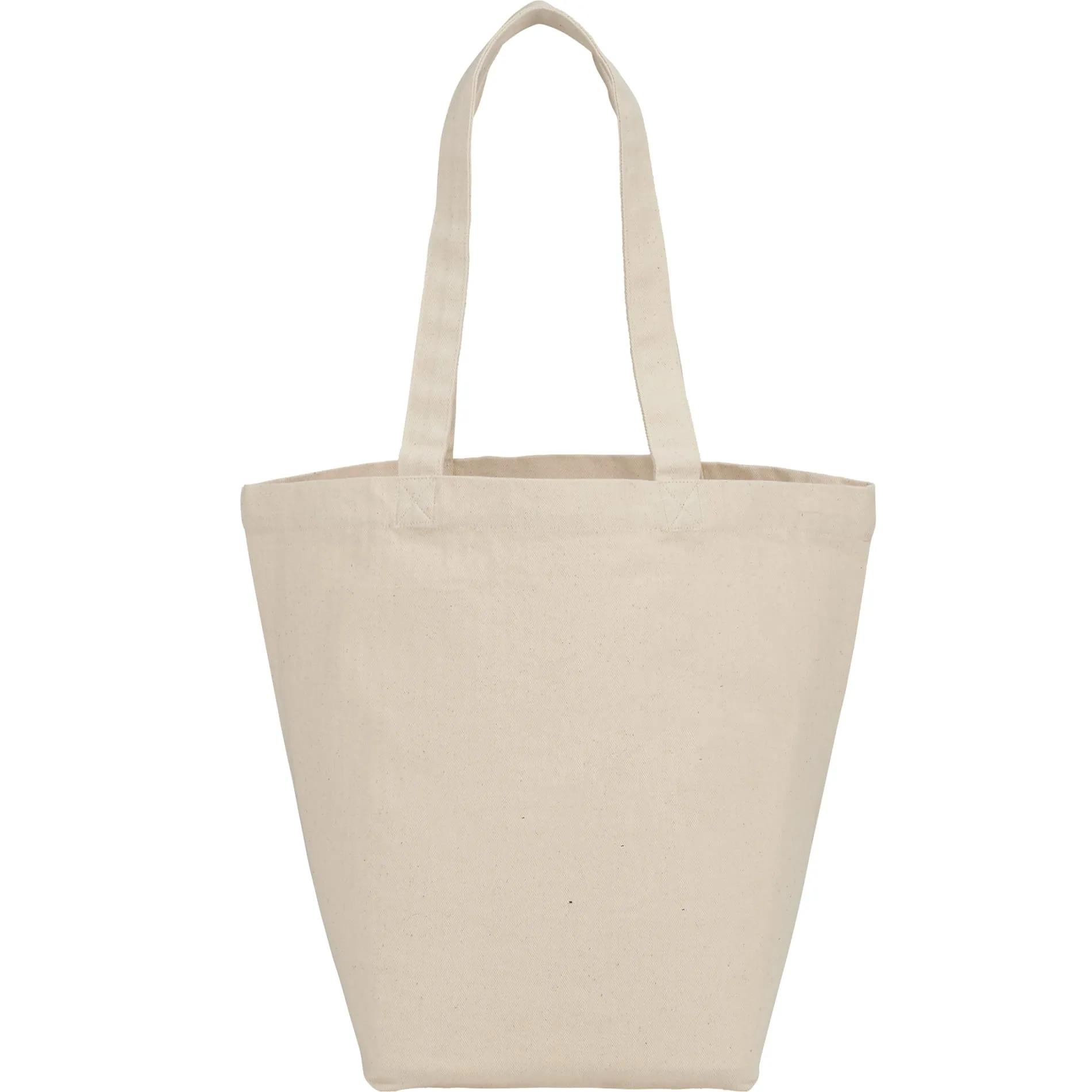Herringbone 7oz Cotton Canvas Grocery Tote