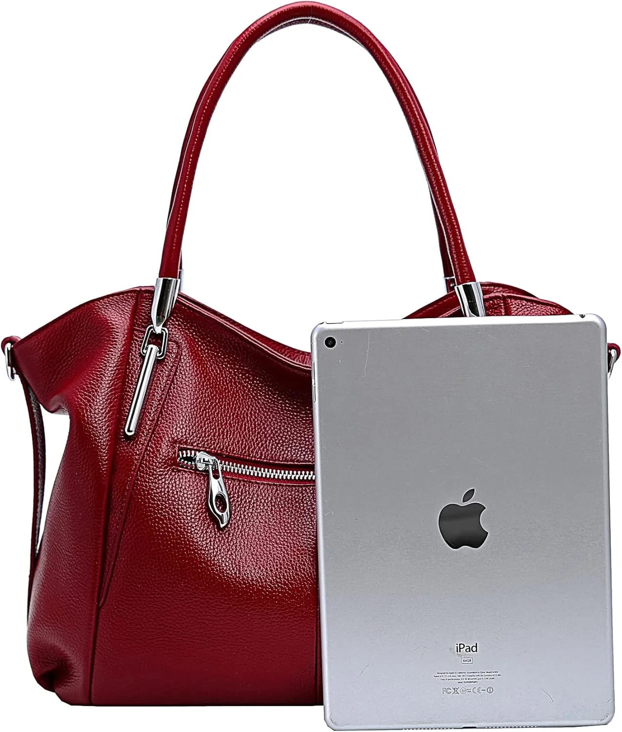 HESHE Leather Purses for Women Designer Handbags Hobo Crossbody Shoulder Bag Satchel Handbag Work Tote Bags