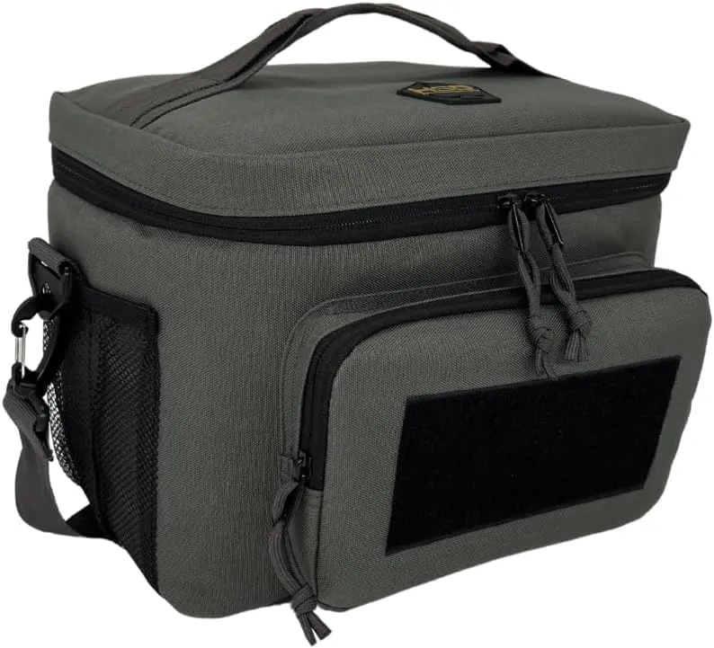 HighSpeedDaddy Tactical Lunch Box for Men & Women- Military Grade Large Insulated Lunch Bag - 11”x 9”x 8” (15L) Cooler Bag - Reusable, Portable and Water Resistant - for Work, Travel & Picnic