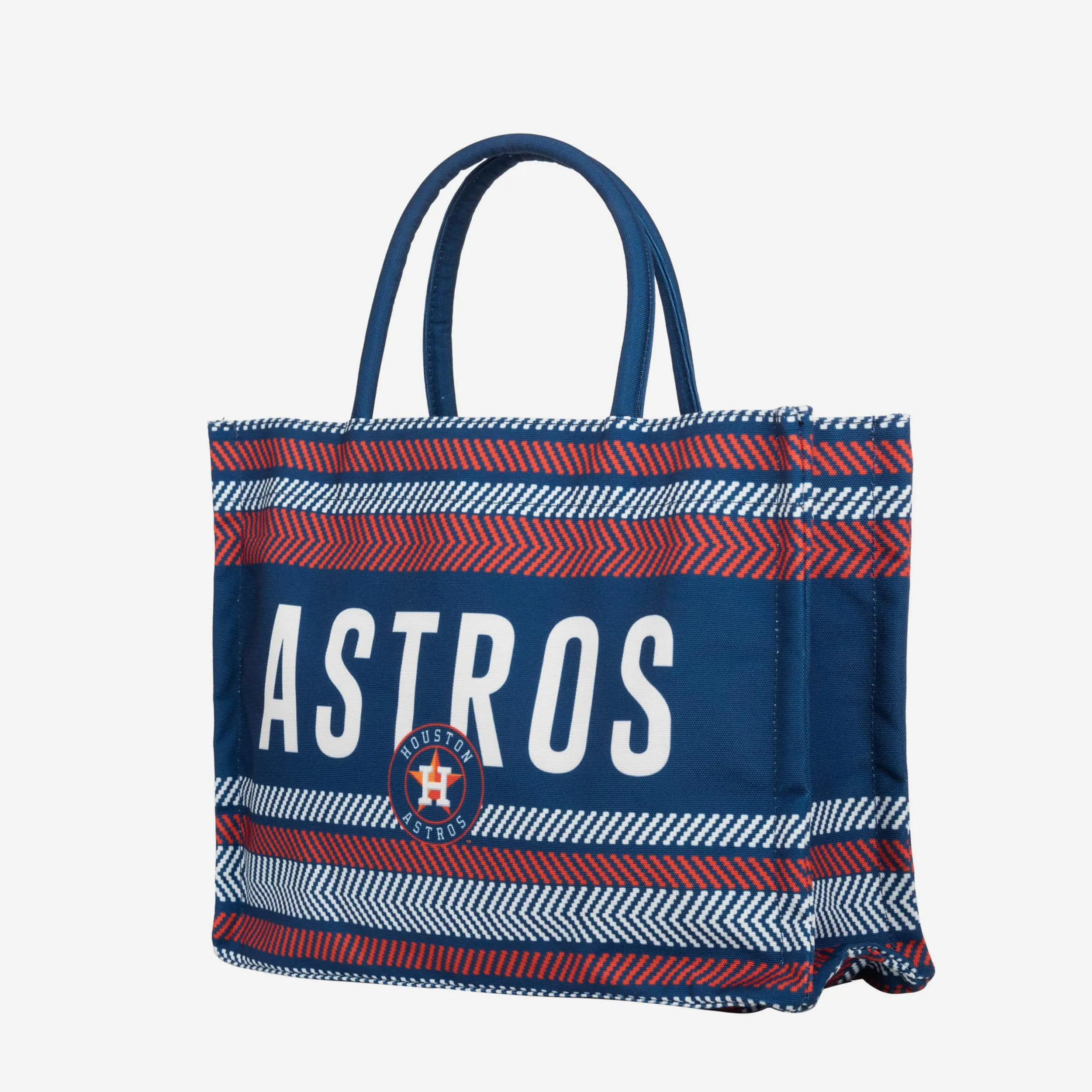 Houston Astros Stitch Pattern Canvas Tote Bag