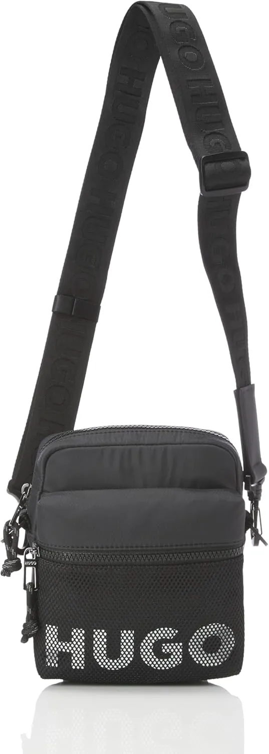 HUGO Mesh Logo Small Crossbody Bag