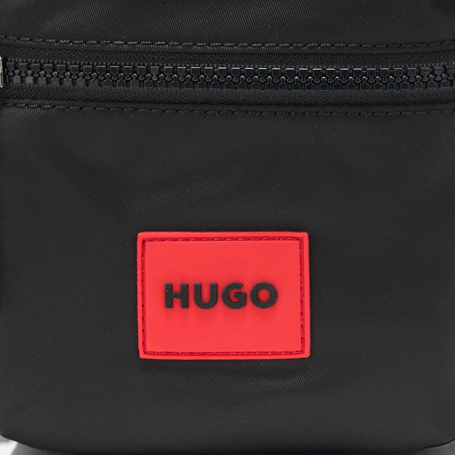 HUGO Rubber Logo Patch Small Crossbody Bag