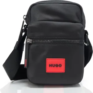 HUGO Rubber Logo Patch Small Crossbody Bag