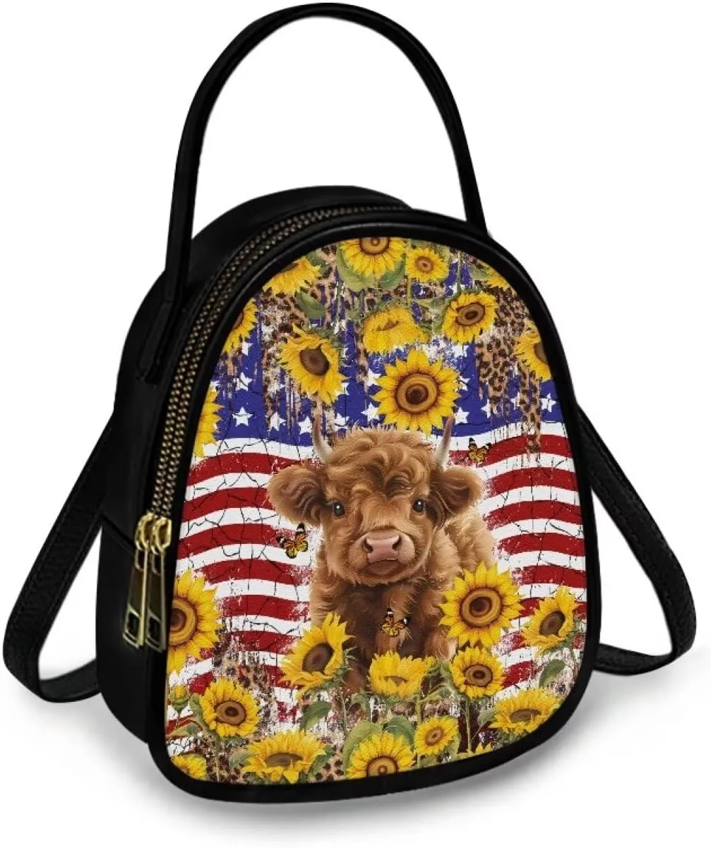 HUGS IDEA Small Crossbody Phone Bag for Women Quilted Purse Leather Cell Phone Cross Body Wallet