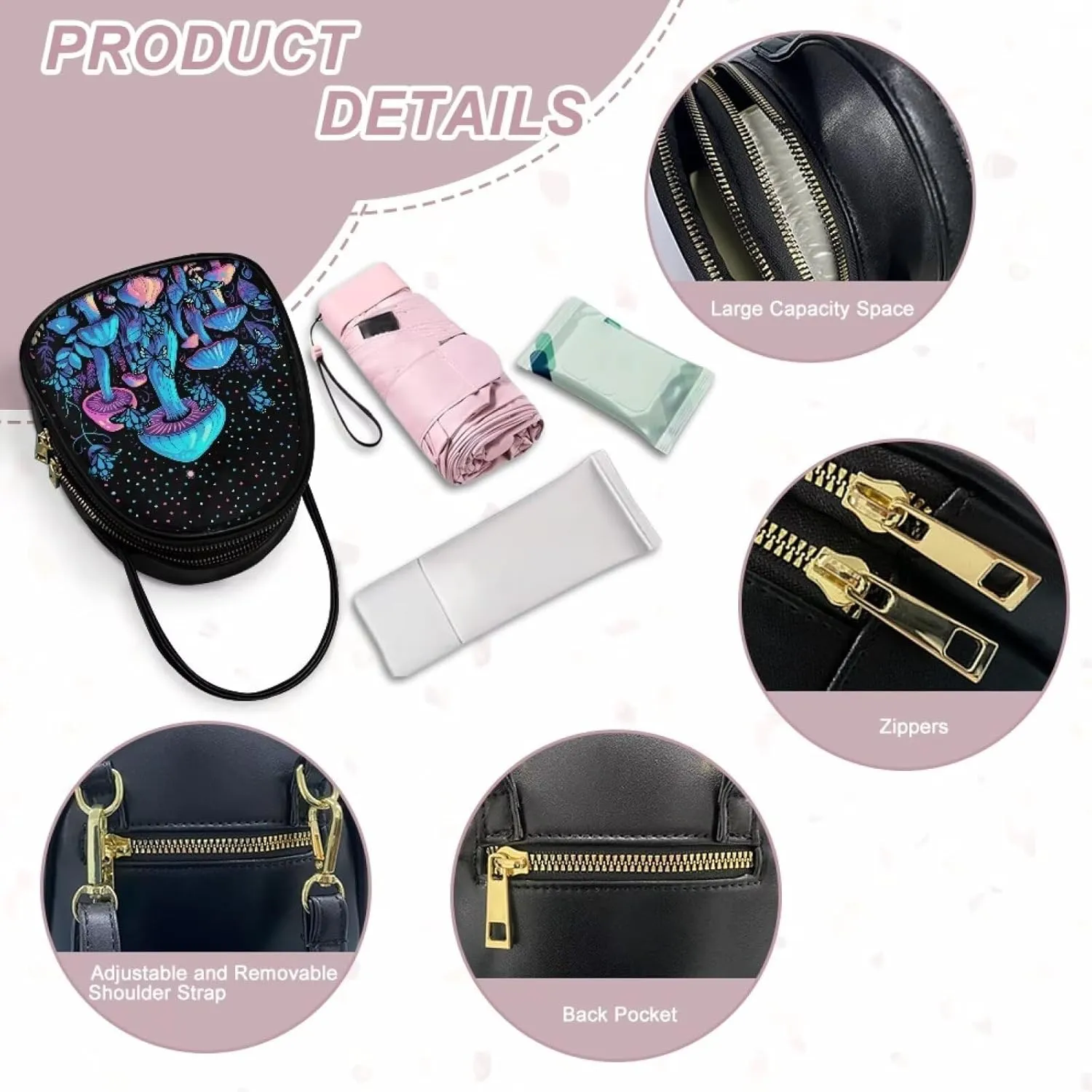 HUGS IDEA Small Crossbody Phone Bag for Women Quilted Purse Leather Cell Phone Cross Body Wallet