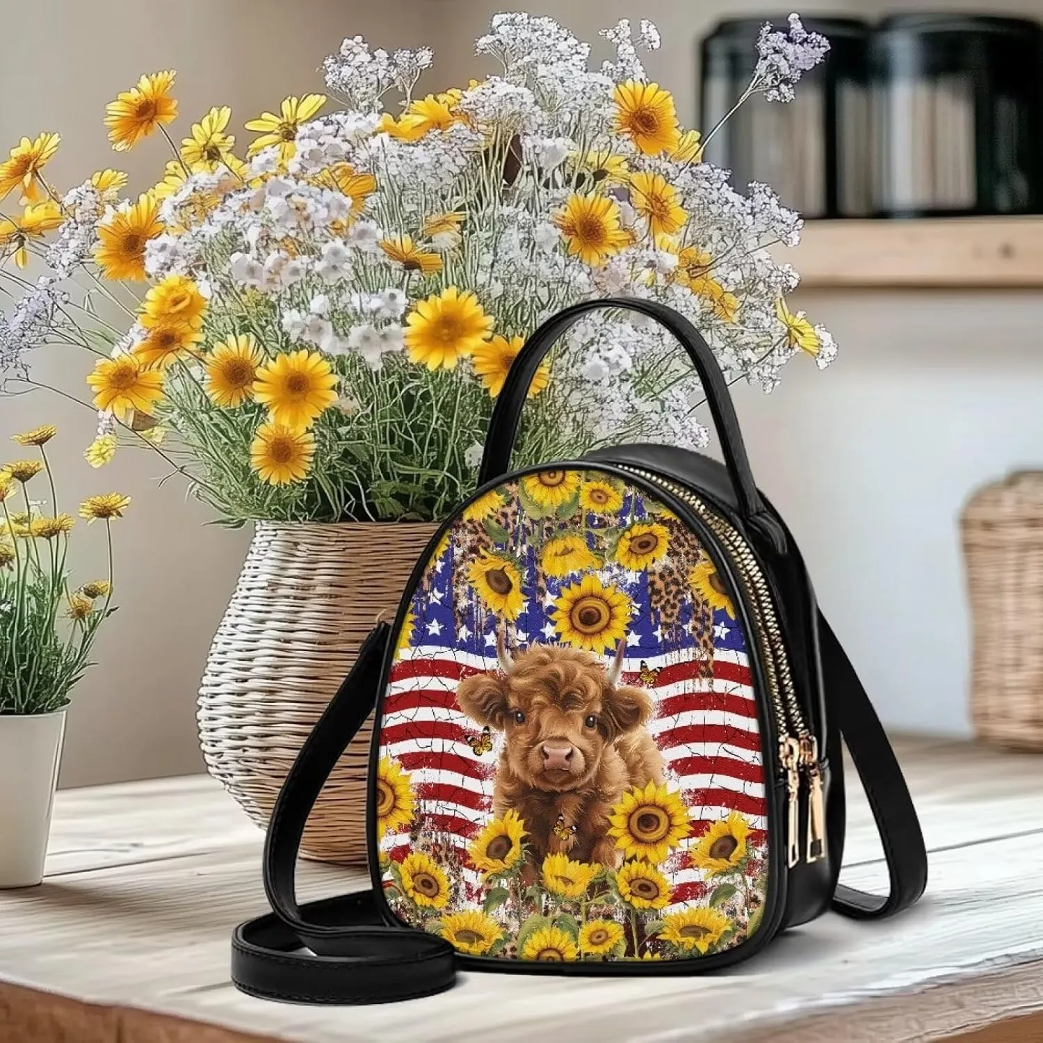HUGS IDEA Small Crossbody Phone Bag for Women Quilted Purse Leather Cell Phone Cross Body Wallet