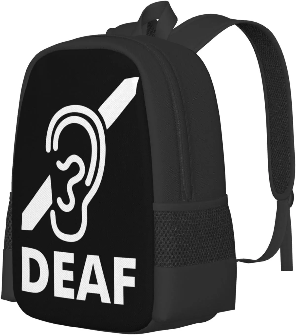 I Am Deaf Backpack Lightweight Large Capacity Laptop Backpack Travel Backpacks For Unisex, Painting