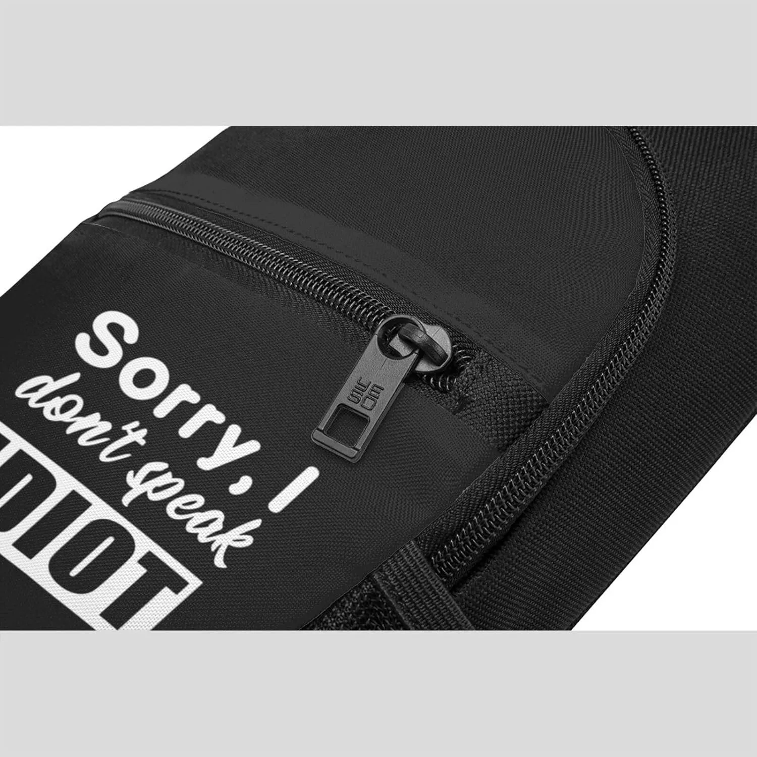 I Don't Speak Idiot Chest Bag Adjustable Leisure Travel Crossbody Shoulder Bag Unisex