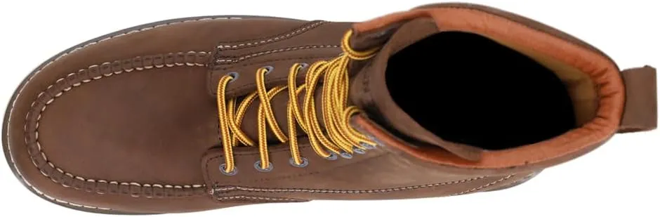 Iron Age Mens Reinforcer 8 Inch Electrical Steel Toe Work Safety Shoes Casual - Brown