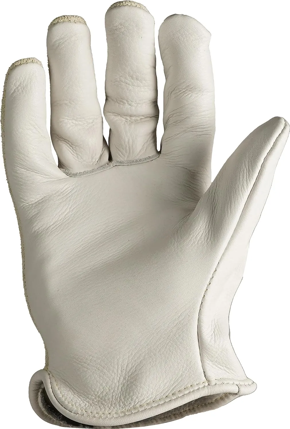 Ironclad Workhorse Hi-Dex Leather Work Gloves, Suggested Uses For Landscaping, Ranch Work, Diy Projects, Sized XS, S, M, L, XL, XXL, XXXL (1 Pair), White Leather (IEX-WHO2-04-L)