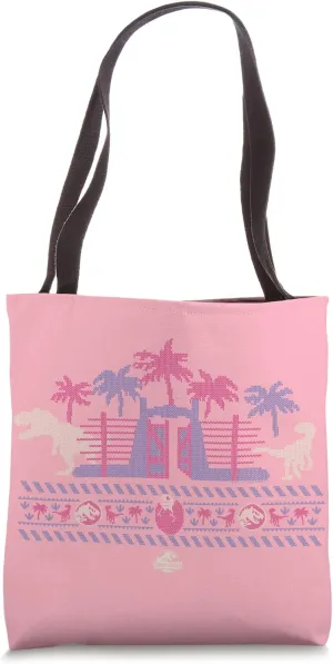 Jurassic World Gates Ugly Sweater Tote Bag