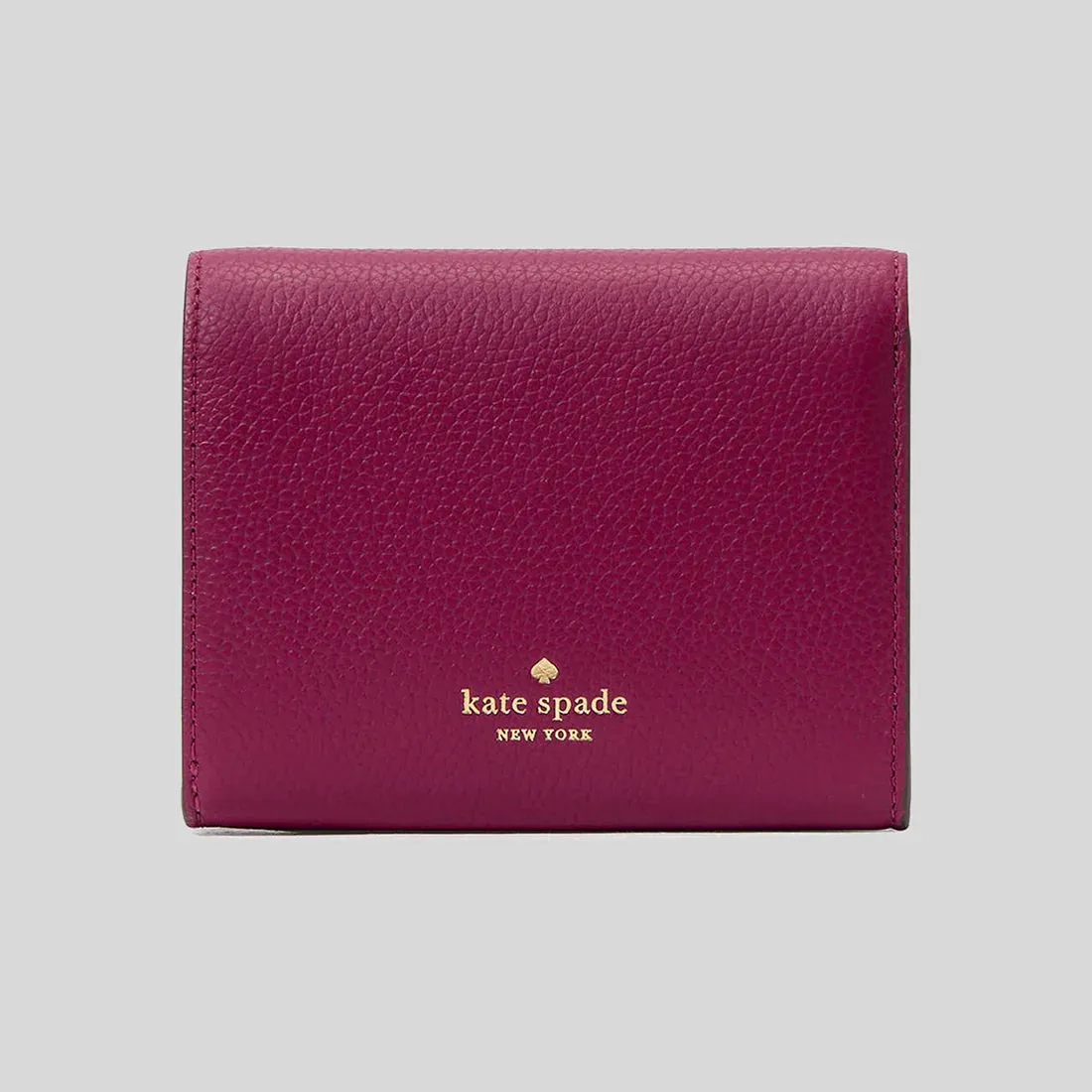 KATE SPADE Kayla Small L-zip Wallet Dark Raspberry RB-KK056