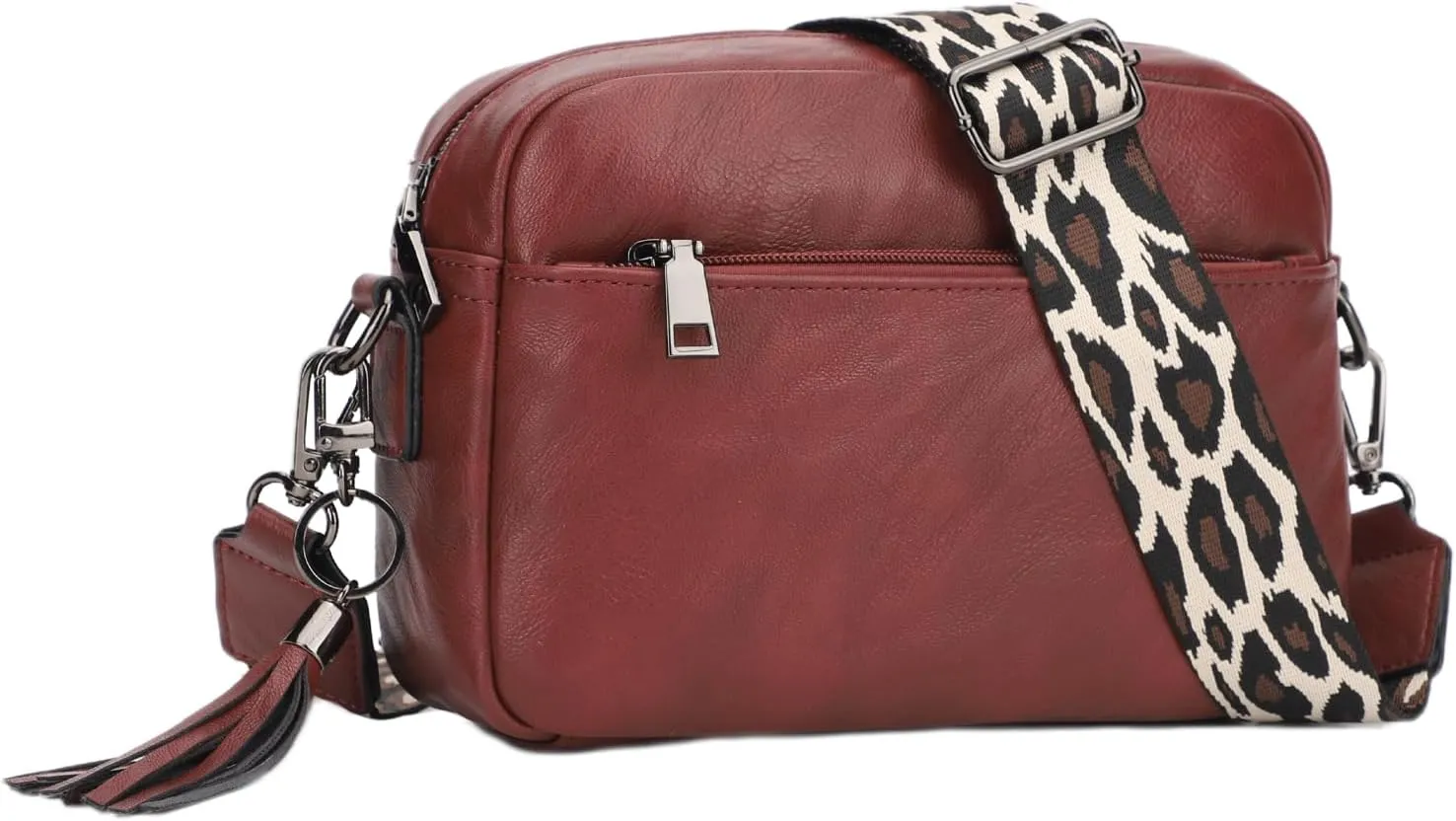 KL928 Small Crossbody Bag for Women, Soft FAUX Leather Cell Phone Purse，Adjustable Strap Shoulder Handbags Wallet Purse
