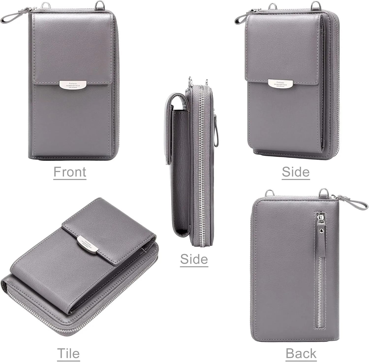KUKOO Small Crossbody Bag Cell Phone Purse Wallet with Credit Card Slots for Women