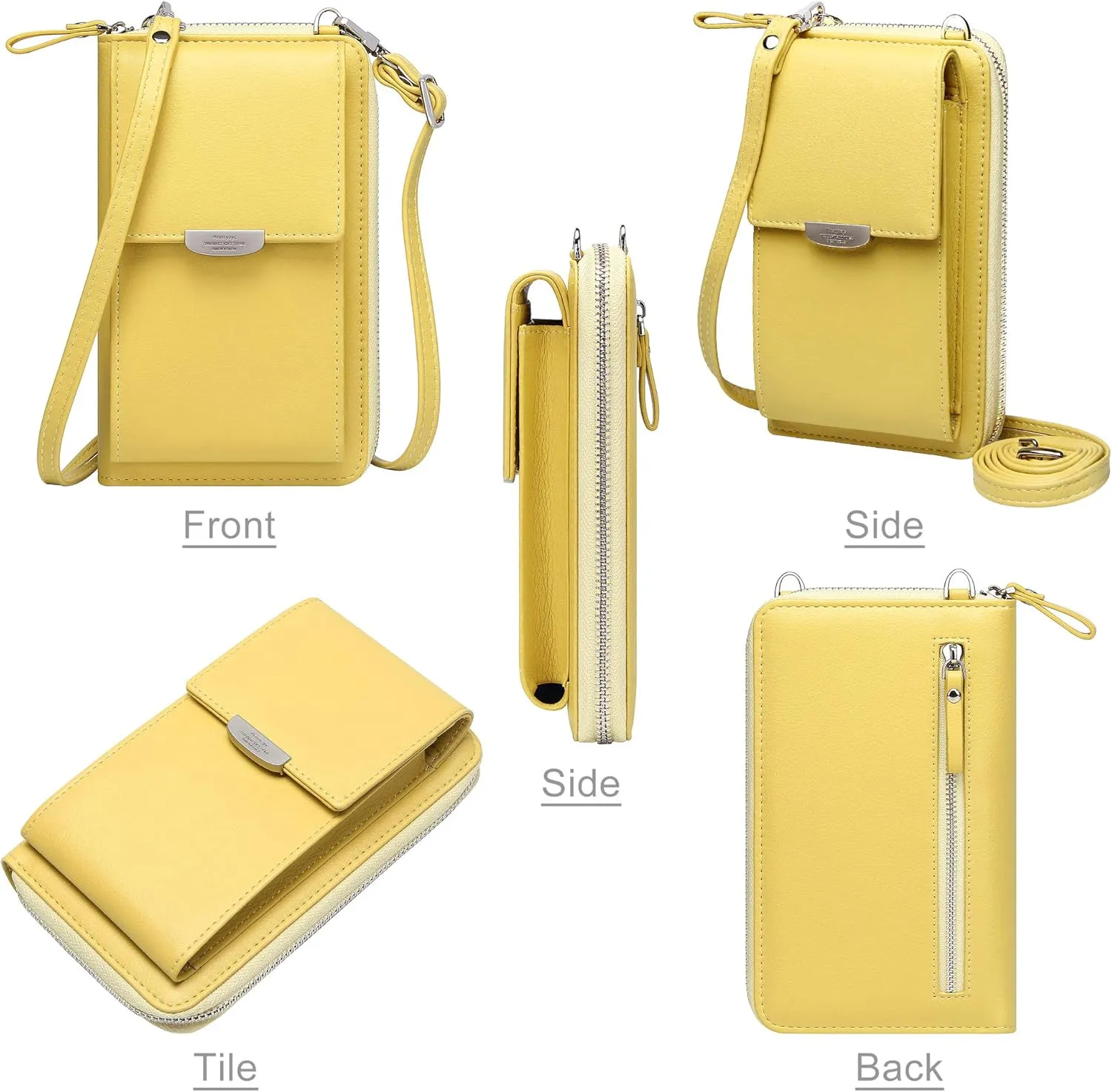 KUKOO Small Crossbody Bag Cell Phone Purse Wallet with Credit Card Slots for Women