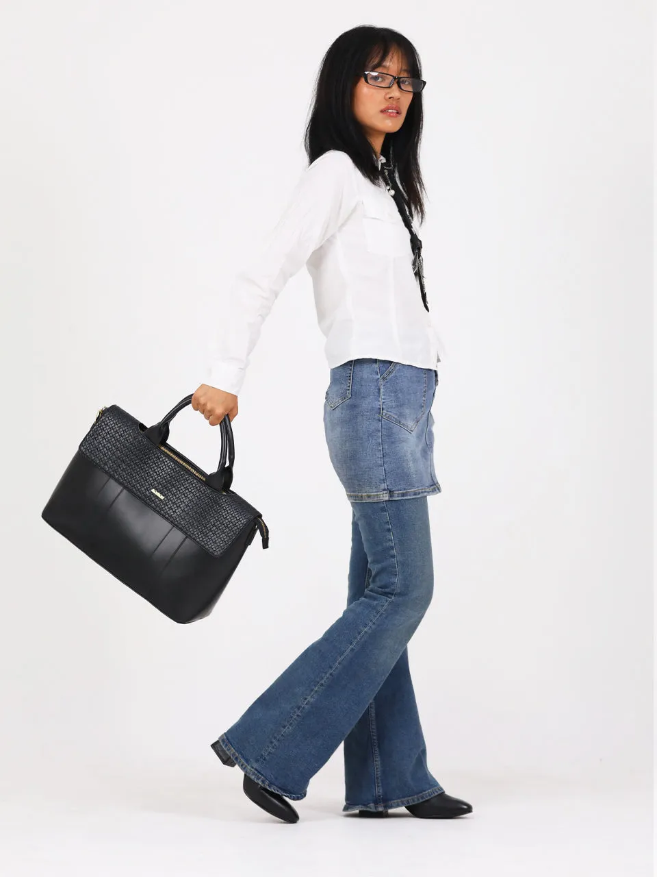 Kyoto Black Laptop Bag