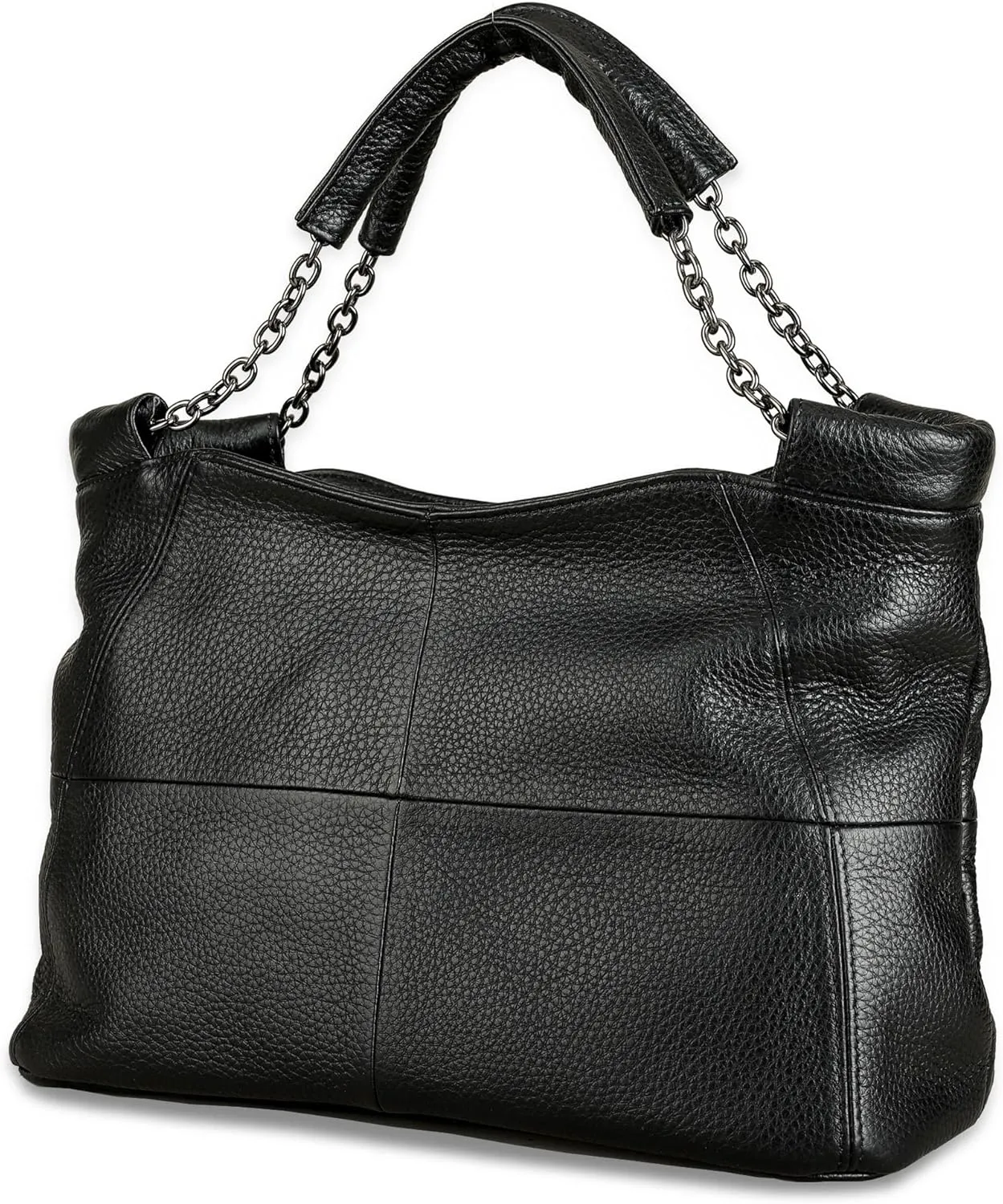 Ladies Crossbody Bag Multi Purpose Leather Handbag Adjustable Chain and Detachable Shoulder Bag