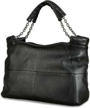 Ladies Crossbody Bag Multi Purpose Leather Handbag Adjustable Chain and Detachable Shoulder Bag