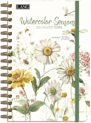 Lang, Watercolor Seasons 2026 Planner