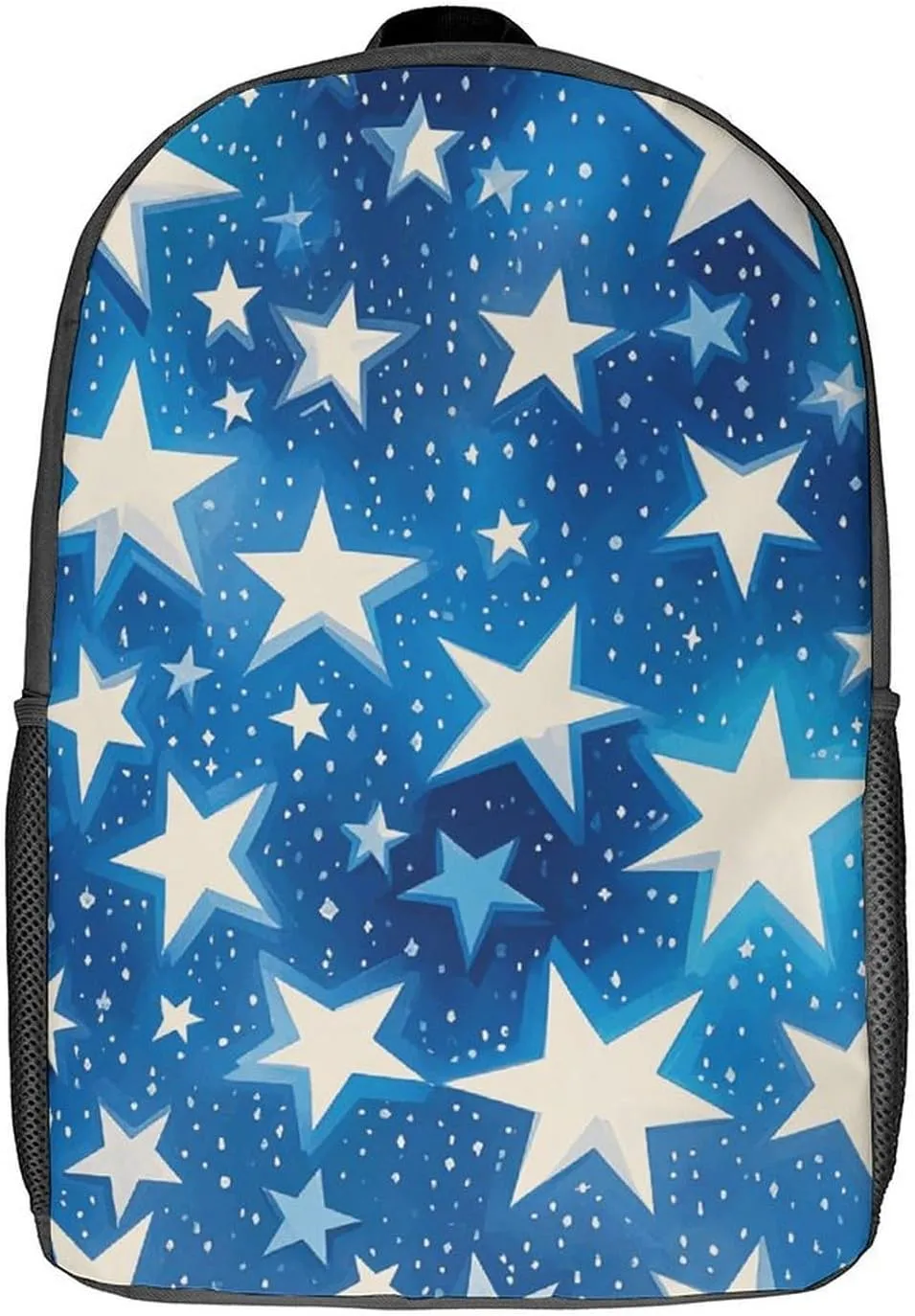 Laptop Backpack for Men Women Daypack Blue Shining Stars Pattern Computer Bag Travel Backpacks Laptop Bag