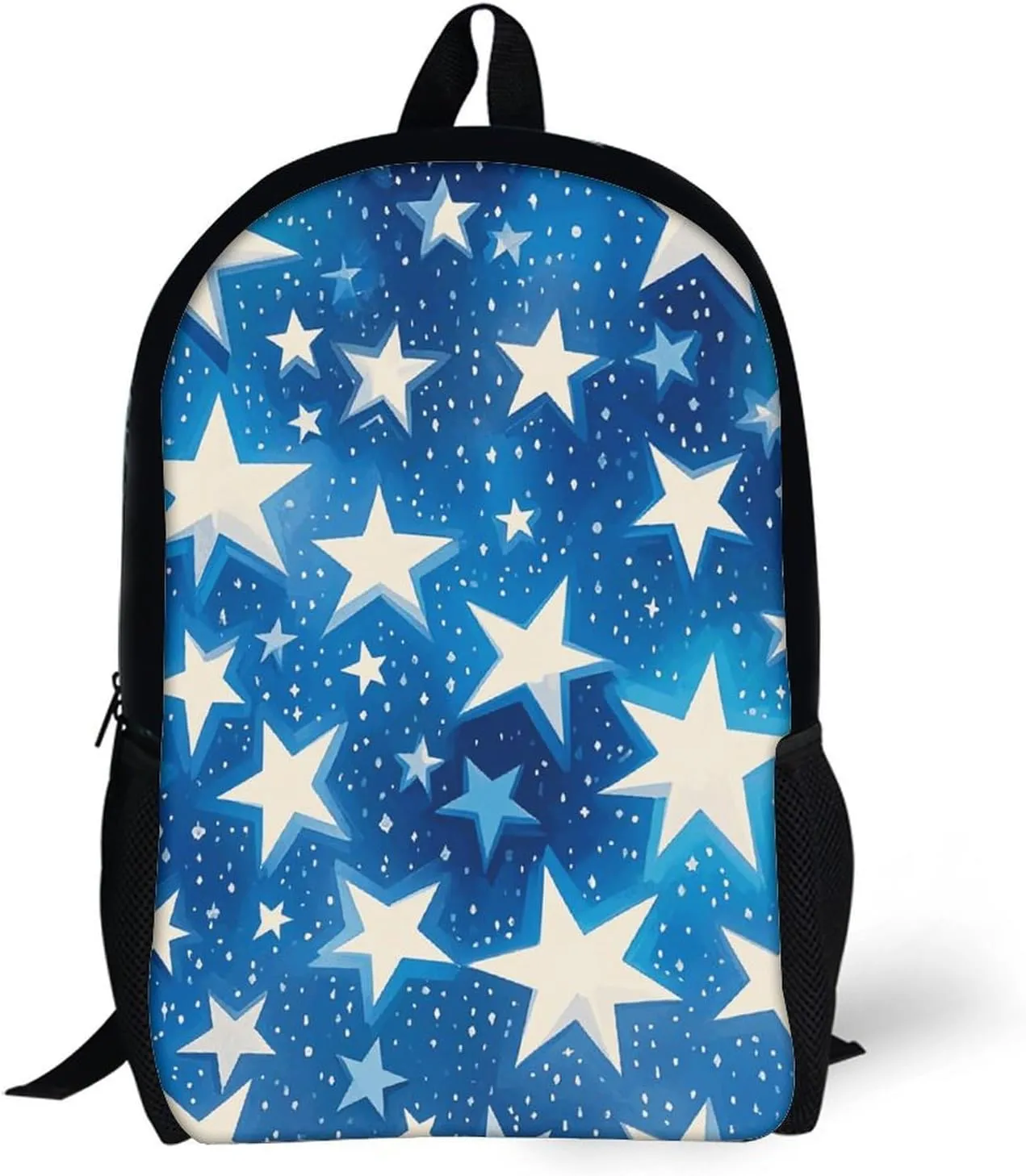 Laptop Backpack for Men Women Daypack Blue Shining Stars Pattern Computer Bag Travel Backpacks Laptop Bag
