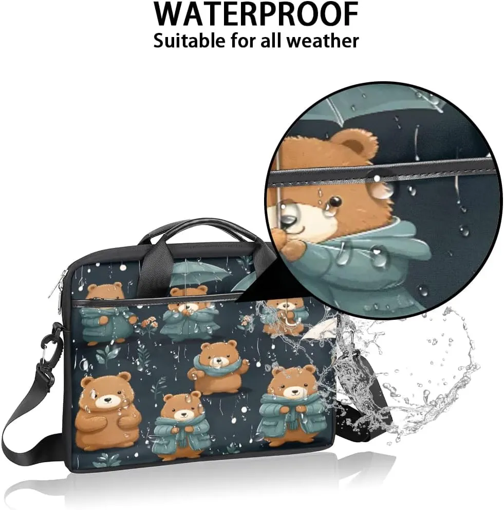 Laptop Shoulder Bag Computer Bag 13-15 Inches Laptop Carrying Case with Shoulder Strap for Women Men