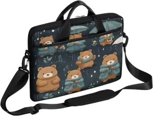 Laptop Shoulder Bag Computer Bag 13-15 Inches Laptop Carrying Case with Shoulder Strap for Women Men