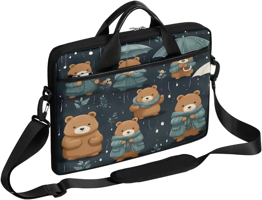 Laptop Shoulder Bag Computer Bag 13-15 Inches Laptop Carrying Case with Shoulder Strap for Women Men