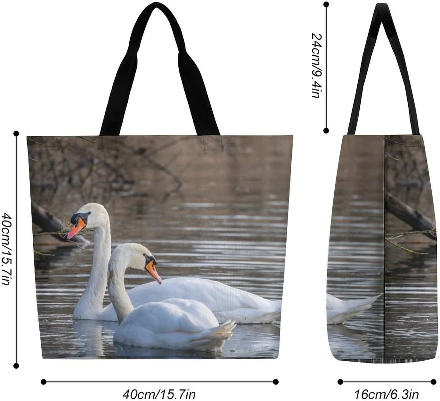 Large Capacity Shopping Tote Bag for Women, Girls