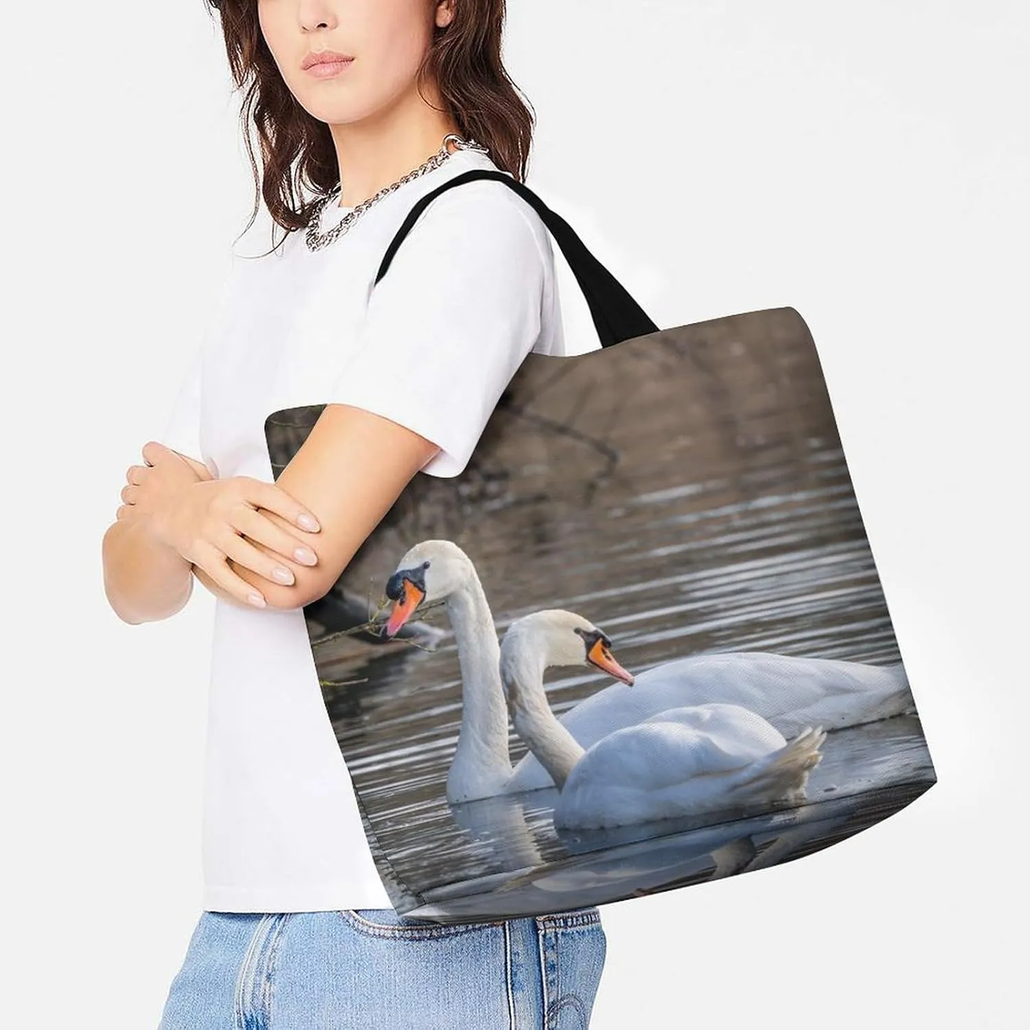Large Capacity Shopping Tote Bag for Women, Girls