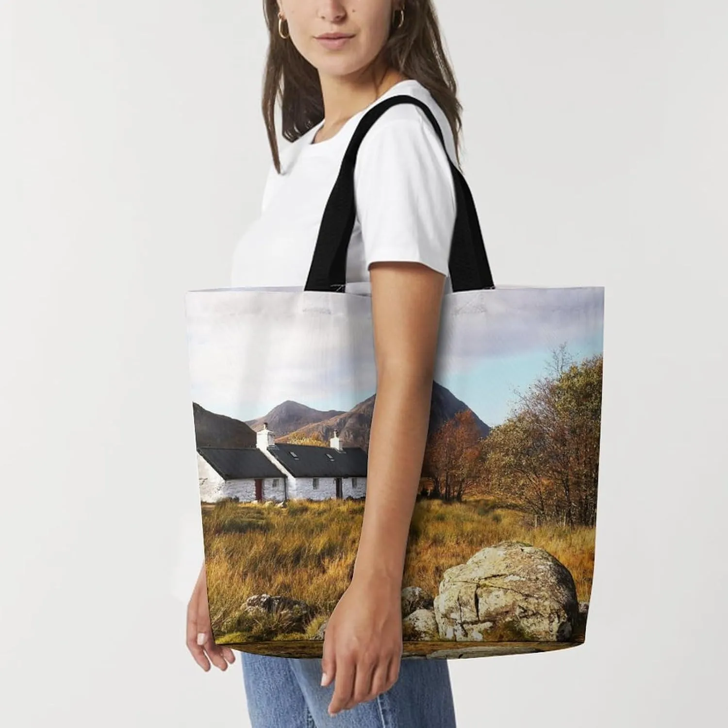 Large Capacity Shopping Tote Bag for Women, Girls