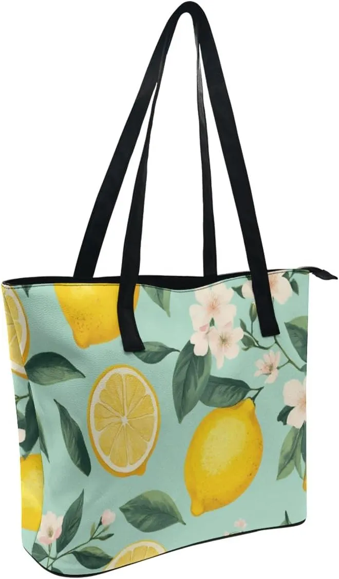 Large Capacity Tote Bag for Women, Women's Funny Lightweight Zipper Handbag for Shopping, Travel, Work