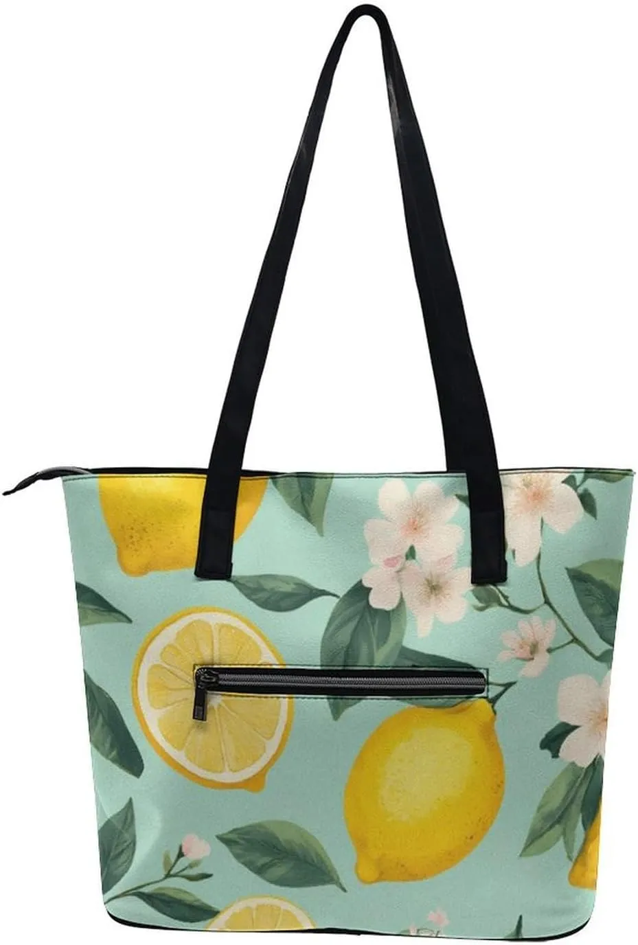 Large Capacity Tote Bag for Women, Women's Funny Lightweight Zipper Handbag for Shopping, Travel, Work