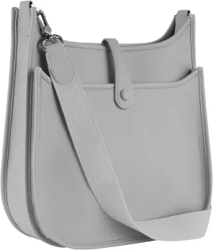Leather Crossbody Bag and Purses for Women - Shoulder Handbags with Adjustable Strap Cross Body Bag
