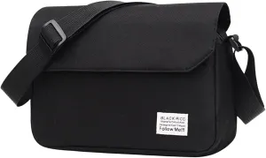 Leather Crossbody Bags for Women Cute Hobo Tote Handbags Mini Clutch Purses with Zipper Closure Messenger Bag(Black)