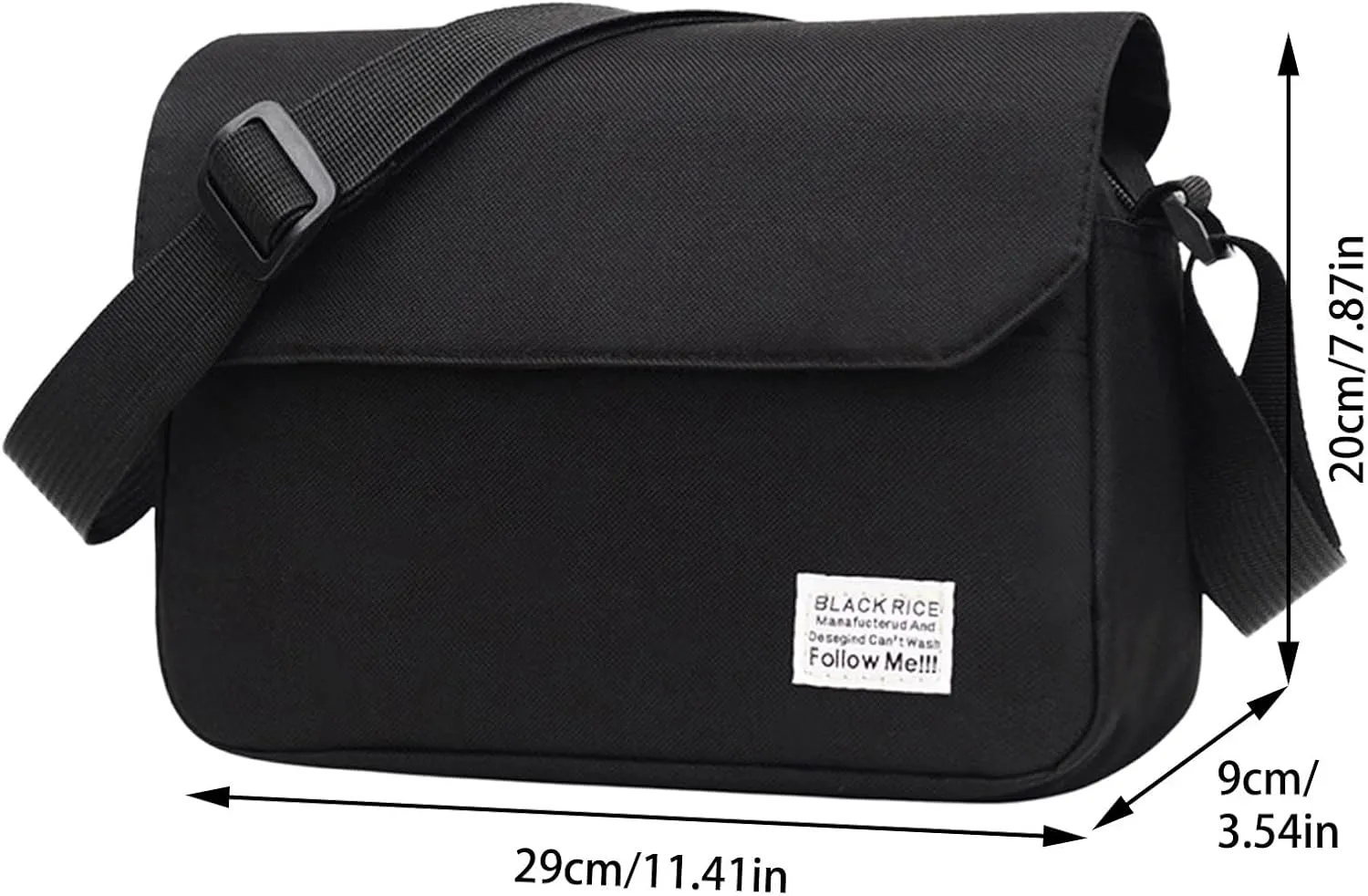 Leather Crossbody Bags for Women Cute Hobo Tote Handbags Mini Clutch Purses with Zipper Closure Messenger Bag(Black)