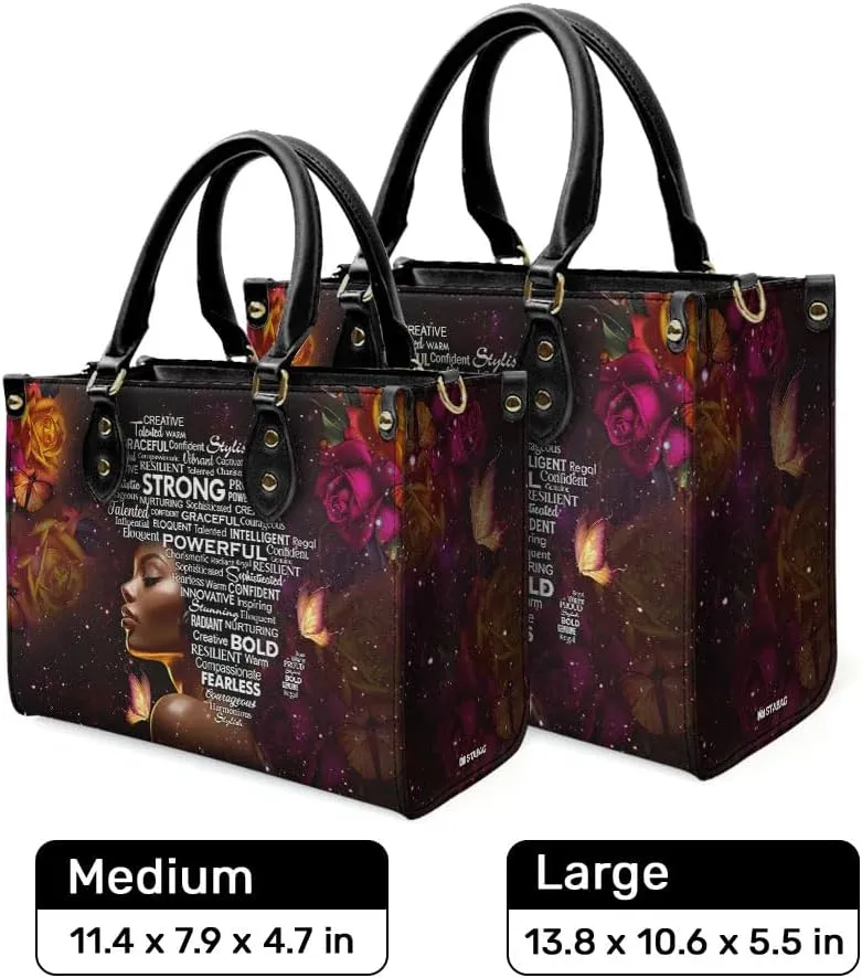 Leather Handbag, Tote Bag For Women - Mothers Day Gifts - Birthday Gifts For Grandma, Mom, Besties - Purse For Women