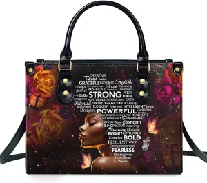 Leather Handbag, Tote Bag For Women - Mothers Day Gifts - Birthday Gifts For Grandma, Mom, Besties - Purse For Women