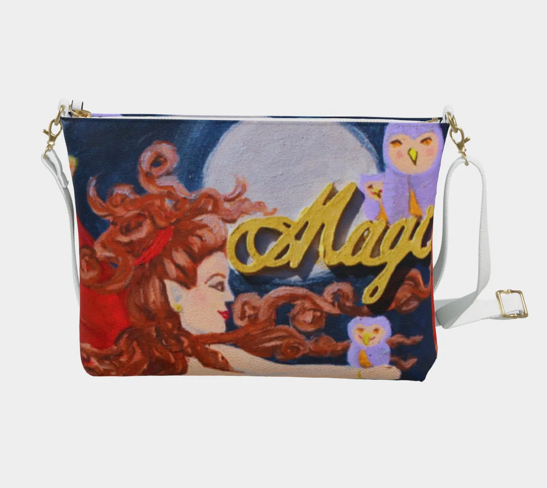 Leather Priority shipping Outstanding Vegan Magig Purse Crossbody